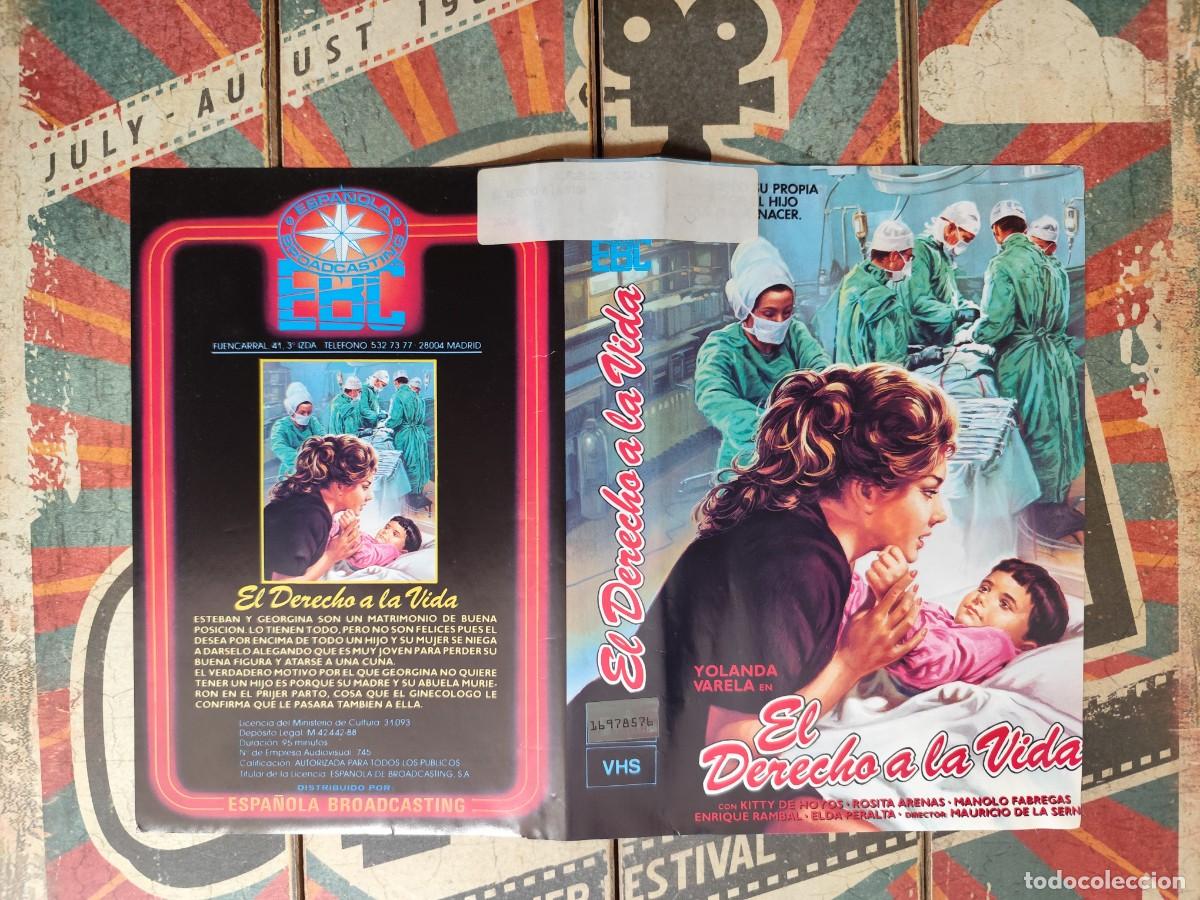 Cine: Car&aacute;tula VHS El derecho a la vida - Foto 1