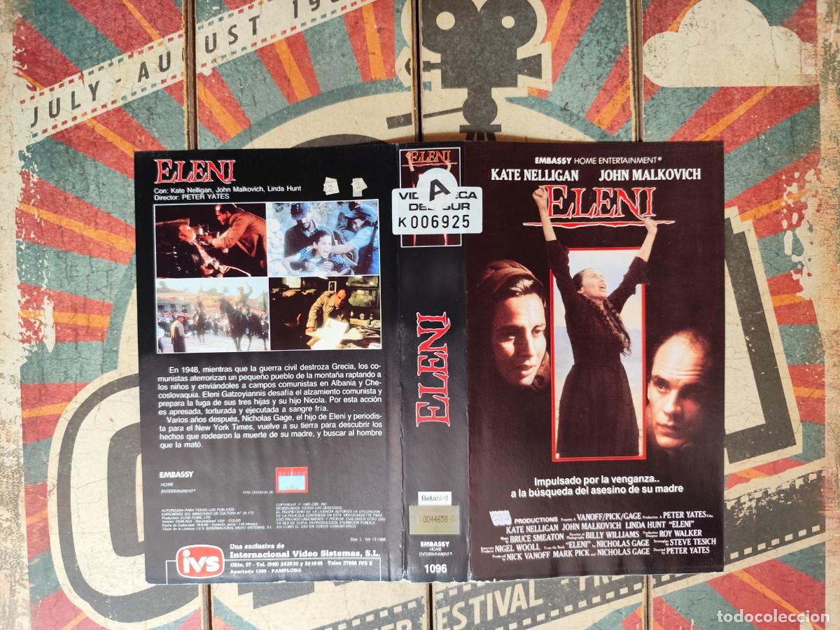 Cine: Car&aacute;tula .VHS . Eleni - Foto 1