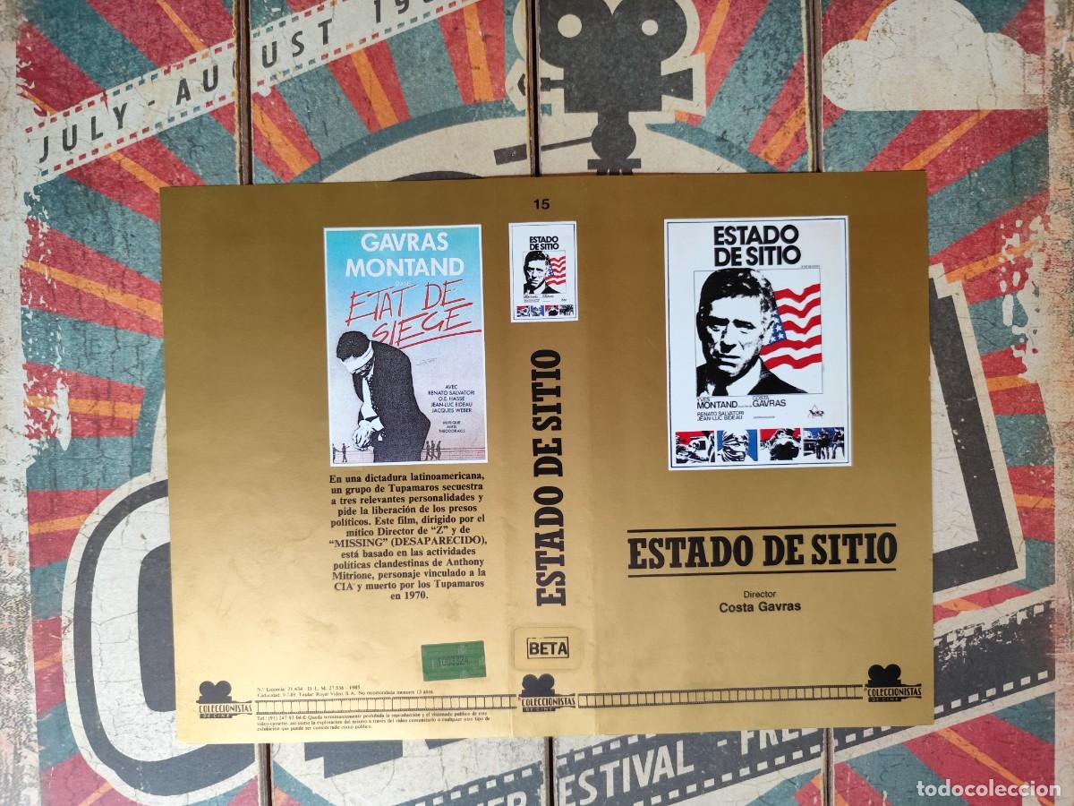 Cine: Car&aacute;tula Beta Estado de sitio - Foto 1