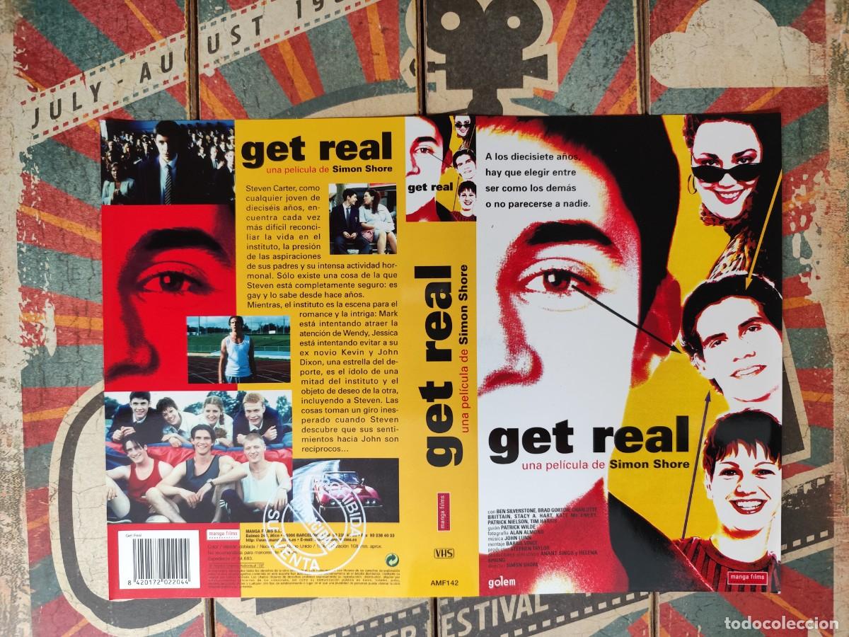 Cine: Car&aacute;tula VHS Get real - Foto 1