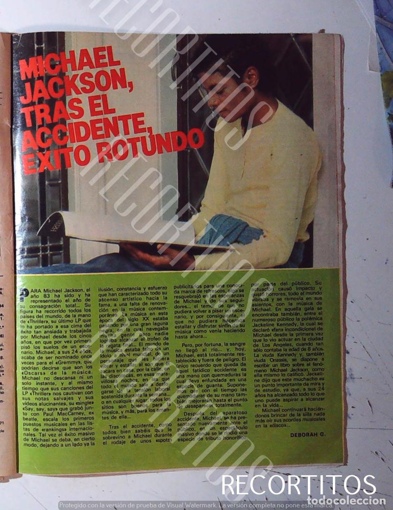Cine: MICHAEL JACKSON TRAS EL ACCIDENTE EXITO ROTUNDO - Foto 1