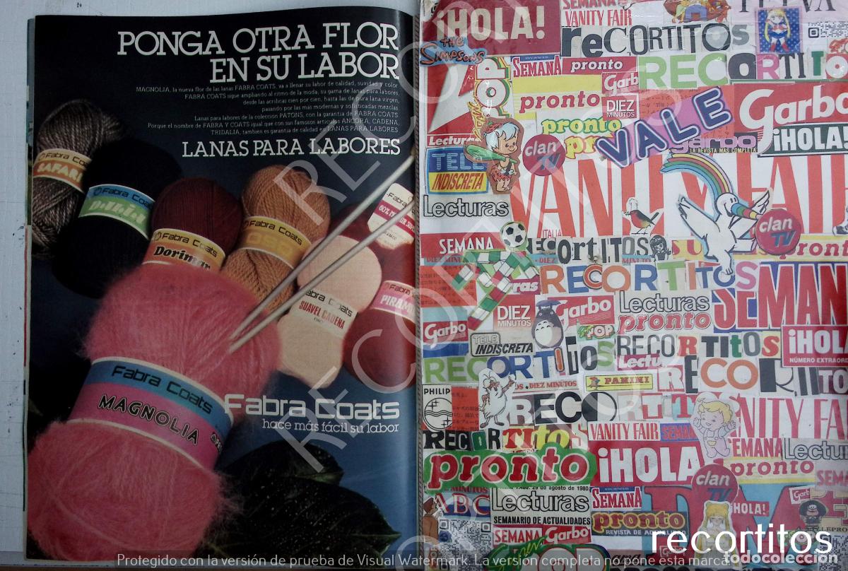 Cine: fabra coats lana anuncio publicidad