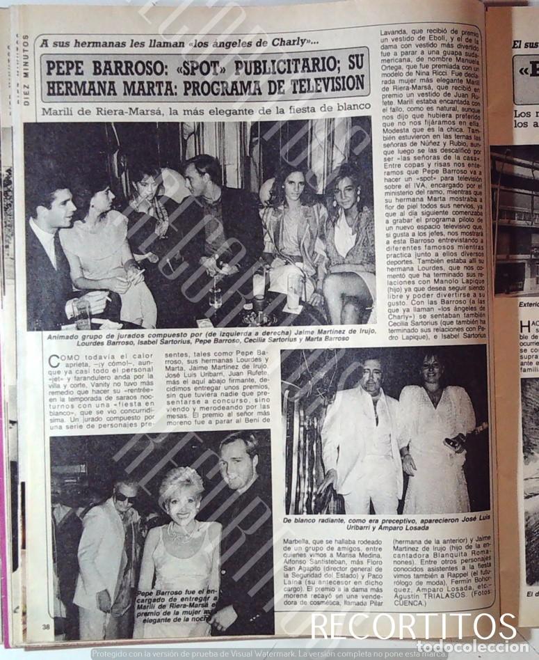 Cine: ISABEL SARTORIUS CECILIA MARTA BARROSOS PEPE JAIME MARTINEZ DE IRUJO LOURDES DON ALGODON AMPARO LOSA