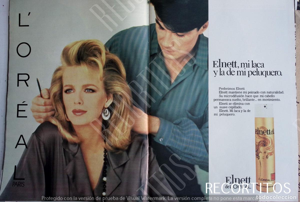 Cine: ELNETT LOREAL ANUNCIO PUBLICIDAD