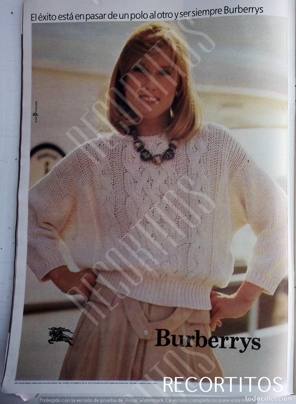 Cine: burberrys anuncio publicidad