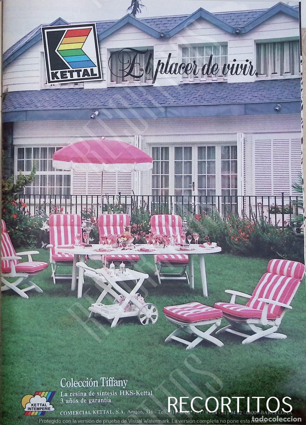 Cine: KETTAL MUEBLES DE JARDIN ANUNCIO PUBLICIDAD