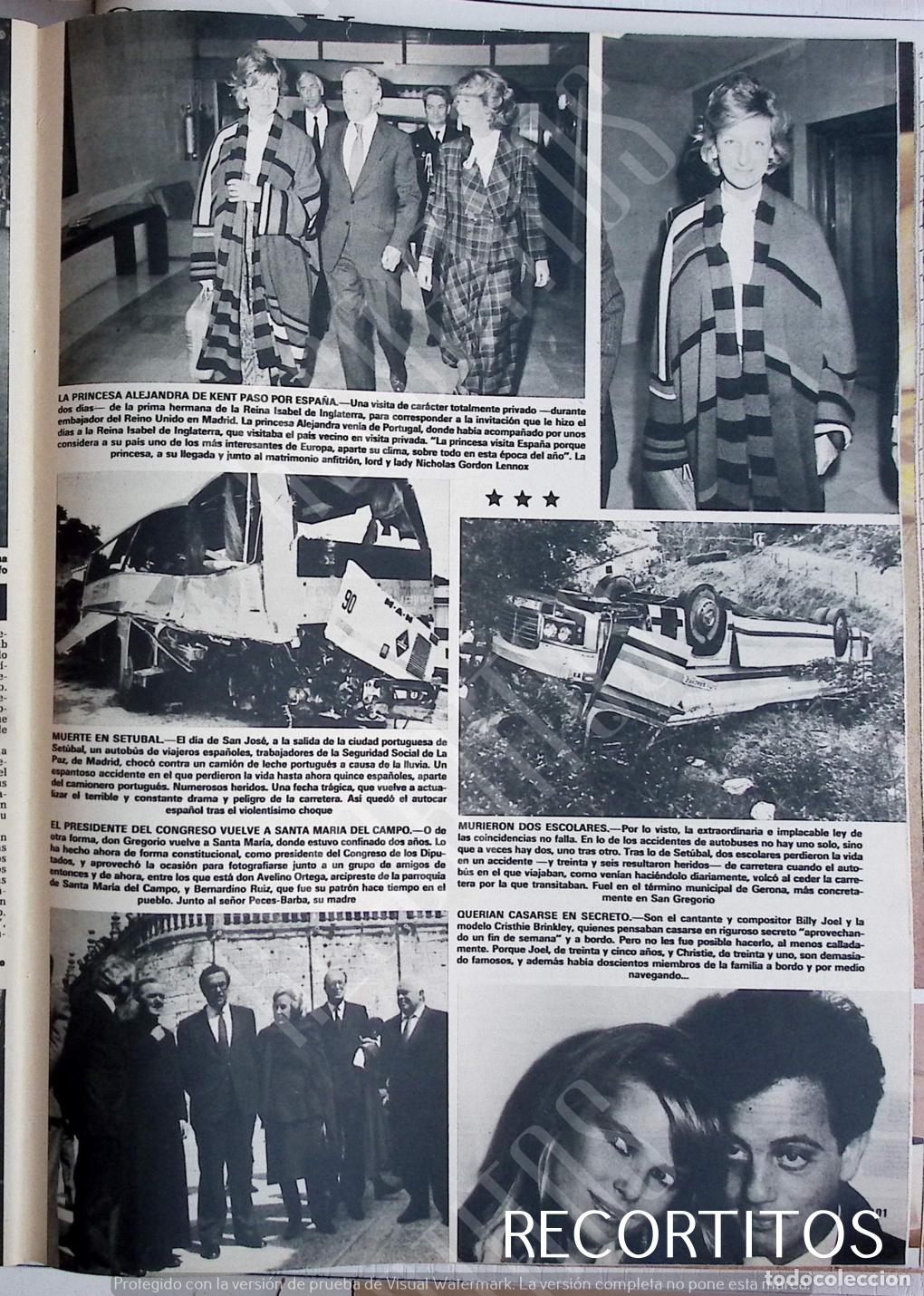 Cine: PRINCESA ALEJANDRA DE KENT BILLY JOEL CHRISTIE BRINKLEY SETUBAL A