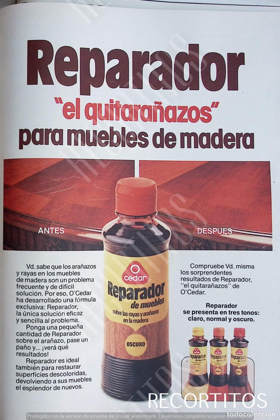 Cine: CEDAR REPARADOR DE MUEBLES ANUNCIO PUBLICIDAD