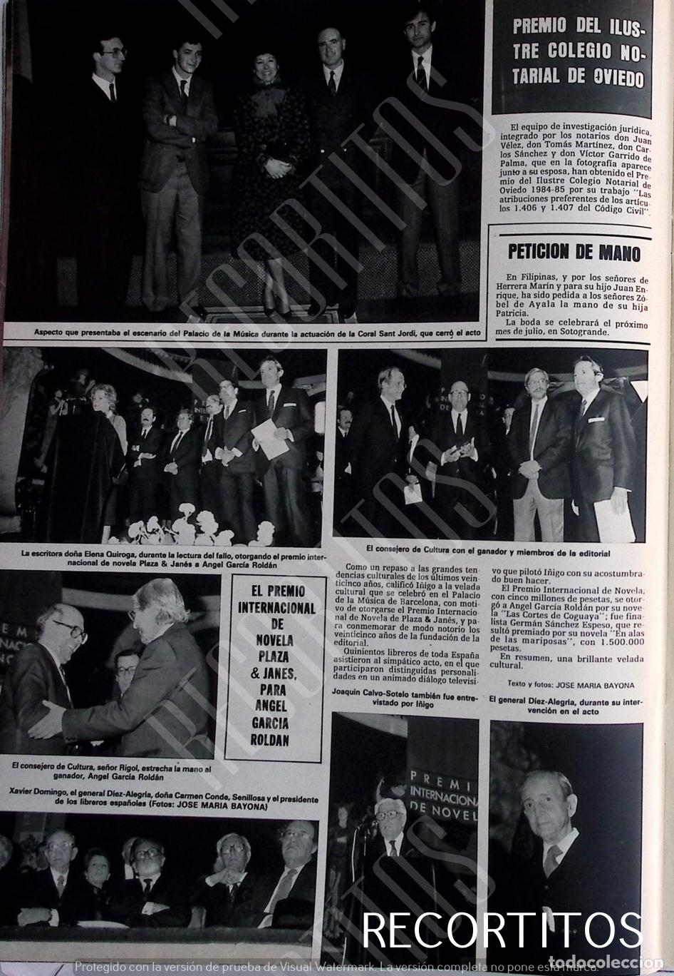 Cine: ELENA QUIROGA COLEGIO NATARIAL DE OVIEDO ANGEL GARCIA ROLDAN JOAQUIN CALVO SOTELO