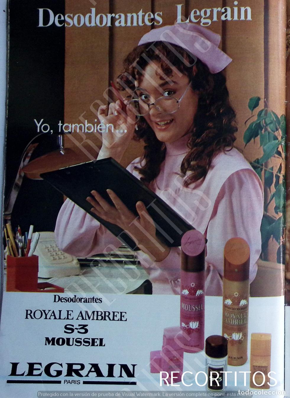 Cine: royale ambree LEGRAIN ANUNCIO publicidad LEGRAIN S-3 MOUSSEL SILVIA MARSO