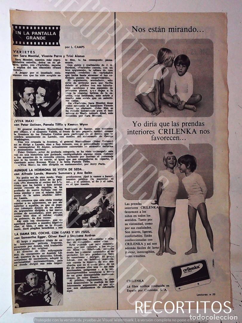 Cine: CRILENKA MODA ANUNCIO PUBLICIDAD INFANTIL PA&Ntilde;ALES LENCERIA CALZONCILLOS BRAGUITAS SARA MONTIEL VICE