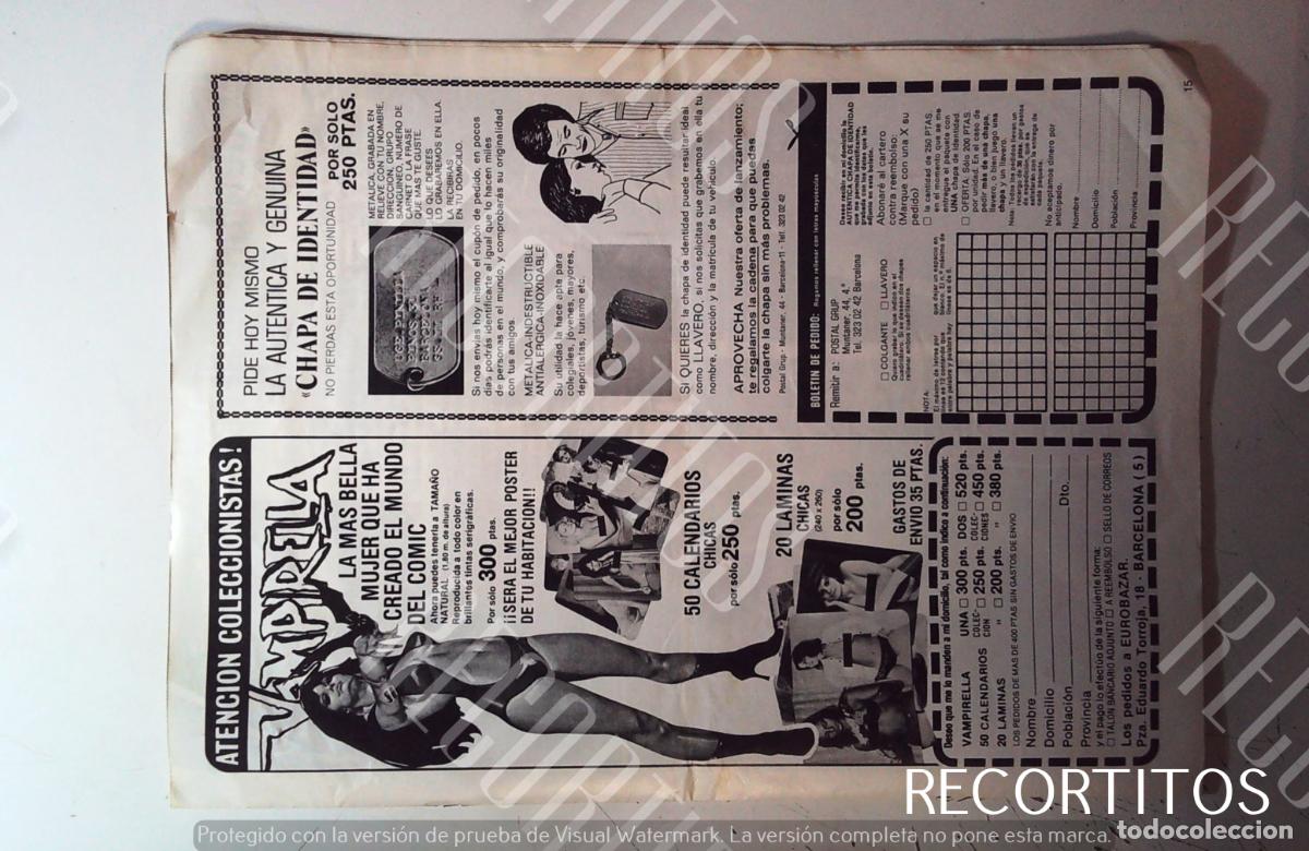 Cine: VAMPIRELLA LA MAS VELLA MUJER DEL MUNDO DEL COMIC