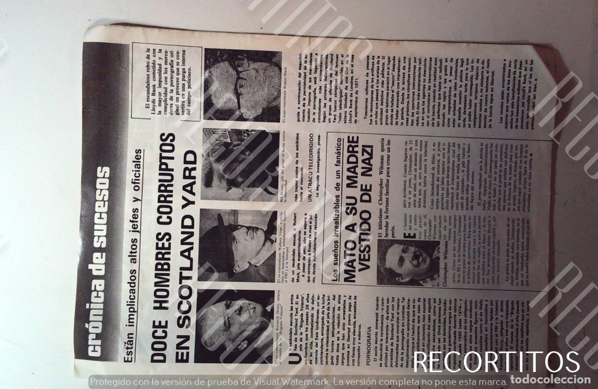 Cine: CORRUPCION EN SCOTLAND YARD CHRISTOPHER WILEMAN NAZI