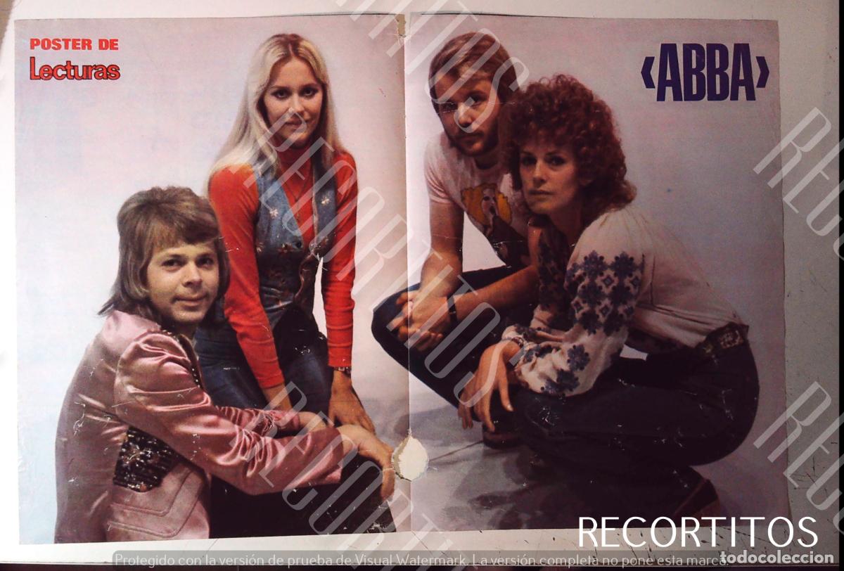 Cine: POSTER ABBA ESTA ROTO POR LA GRAPA VER FOTO