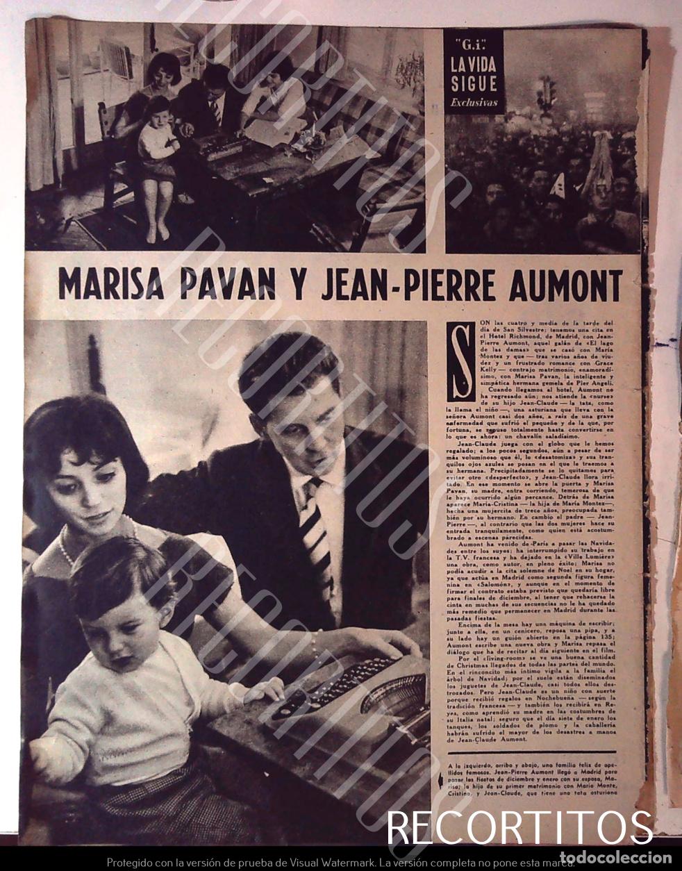 Cine: MARISA PAVAN JEAN PIERRE AUMONT TINA