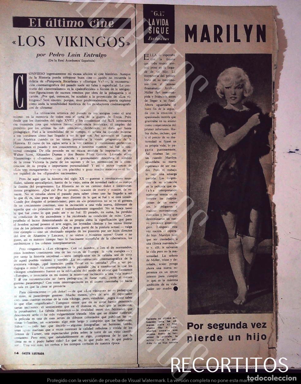 Cine: MARILYN MONROE SE&Ntilde;ORA DE MILLER CON FALDAS Y A LO LOCO