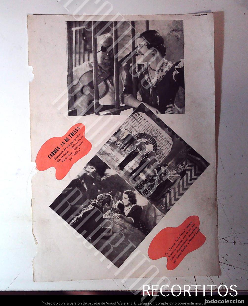 Cine: CARMEN LA DE TRIANA IMPERIO ARGENTINA