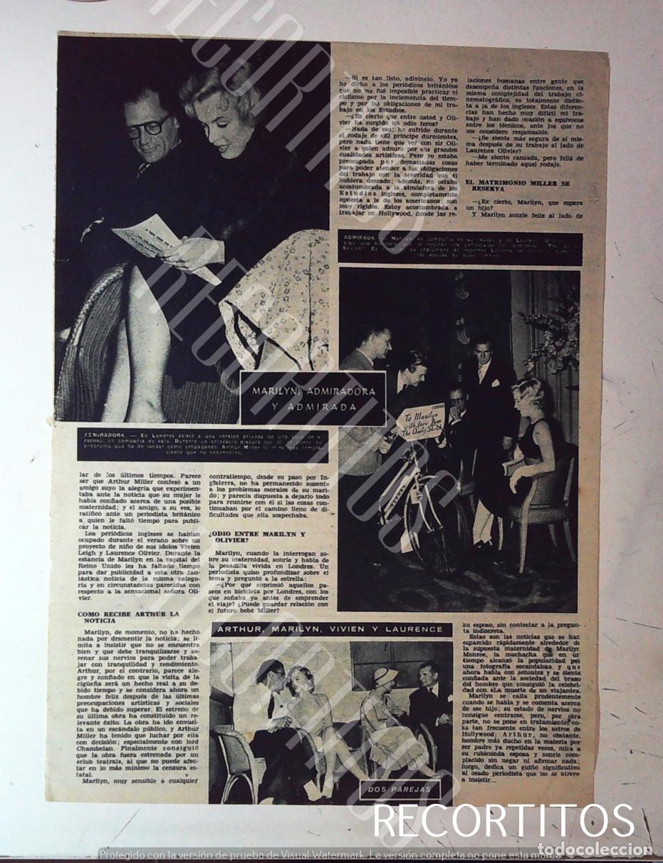 Cine: MARILYN MONROE VIVIEN LEIGH LAURENCE OLIVIER ARTHUR MILLER