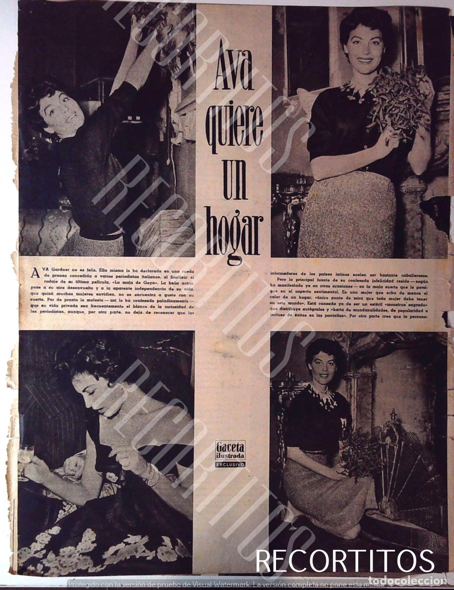 Cine: AVA GARDNEREN EL HOGAR TIENE UN BOCADO VER FOTOS