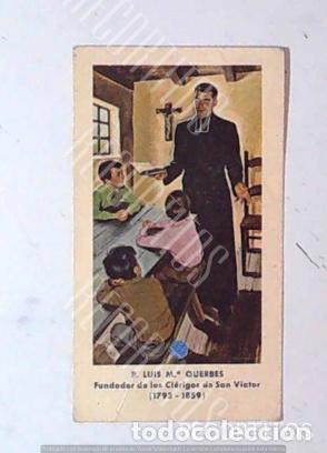 Cine: ESTAMPA LUIS MARIA QUERBES PADRE M&ordm;CLERIGOS DE SAN VIATOR GUIPUZCOA