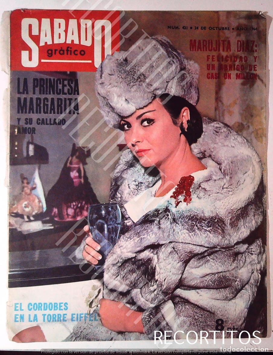 Cine: RECORTE PORTADA MARUJITA DIAZ 1964