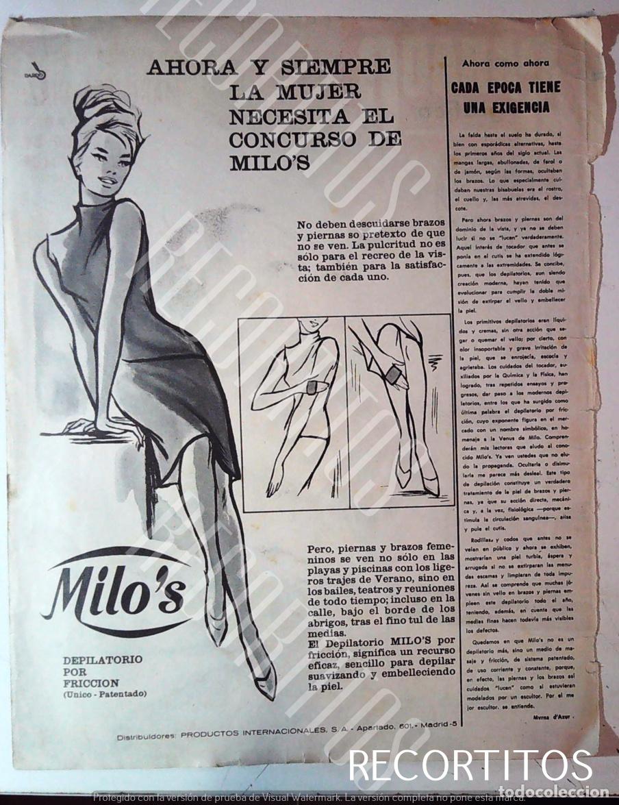 Cine: MILO'S MEDIAS ANUNCIO PUBLICIDAD