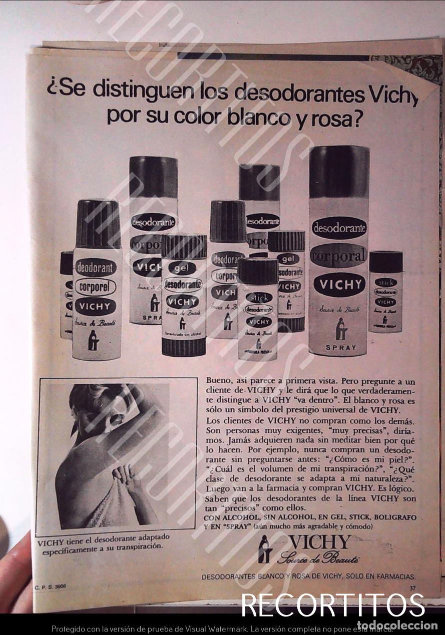 Cine: VICHY DESODORANTE ANUNCIO PUBLICIDAD