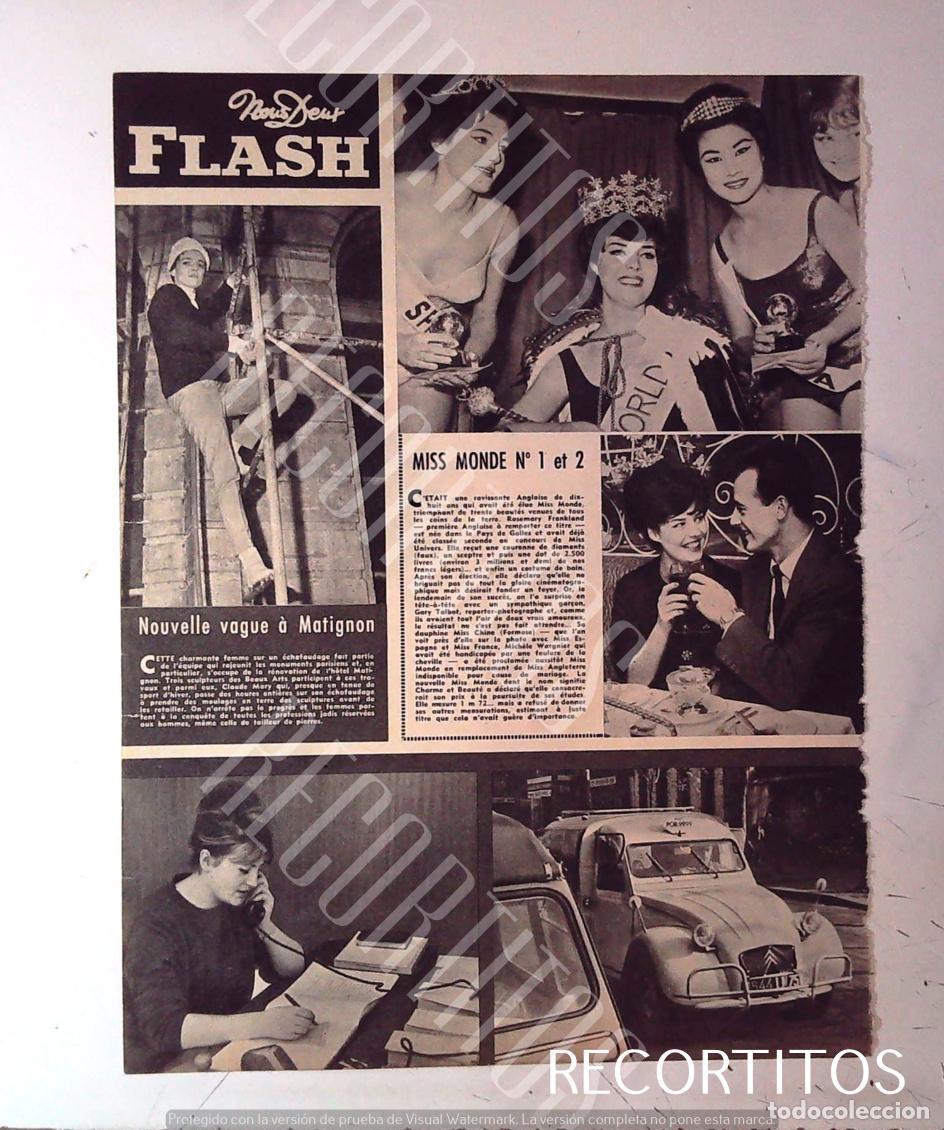 Cine: MISS MUNDO TITA CERVERA ROSE MARY FRANKLAND 1961