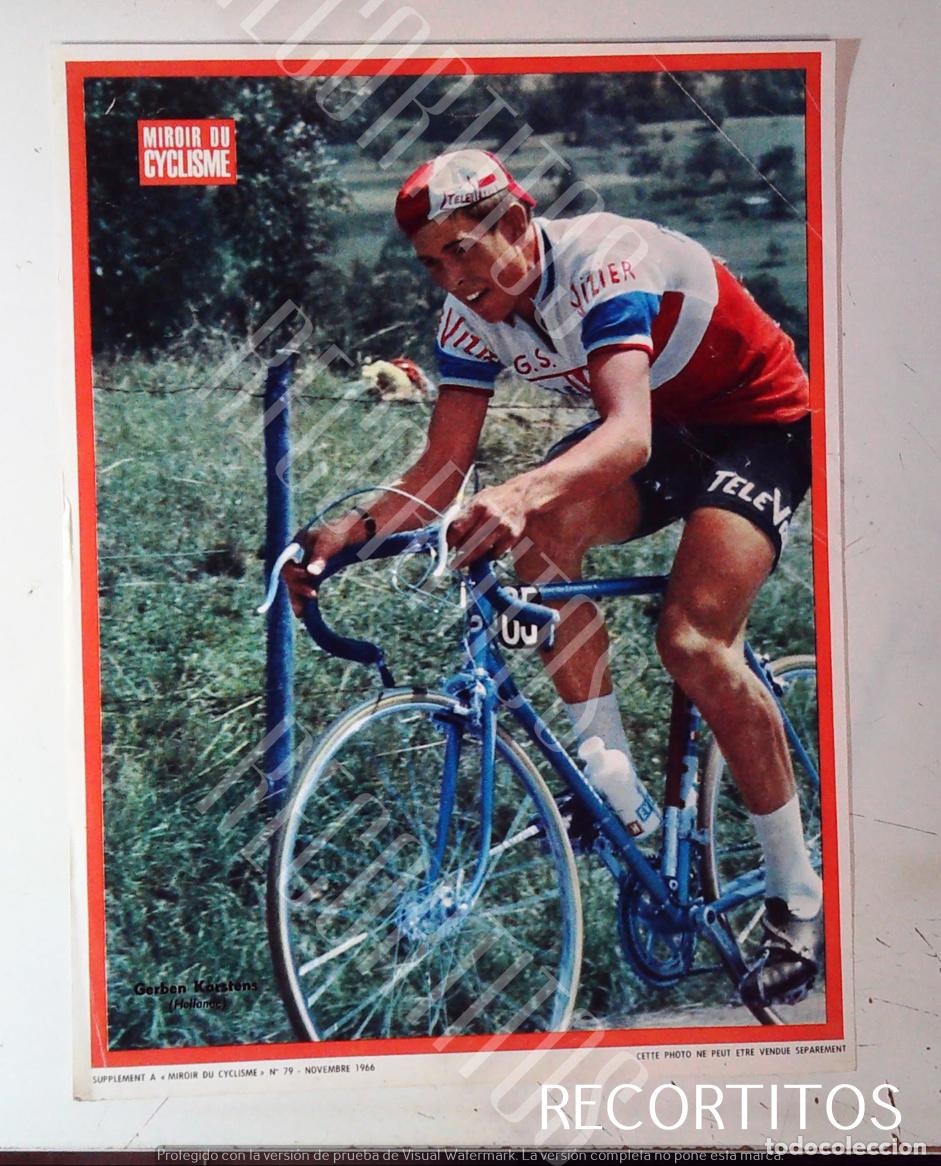 Cinema: GERBEN KORSTENS 1966 CICLISMO LAMINA