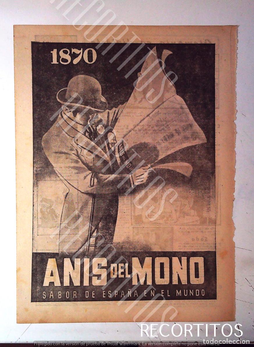 Cin&eacute;ma: ANIS DEL MONO 1870 ANUNCIO EN PRENSA