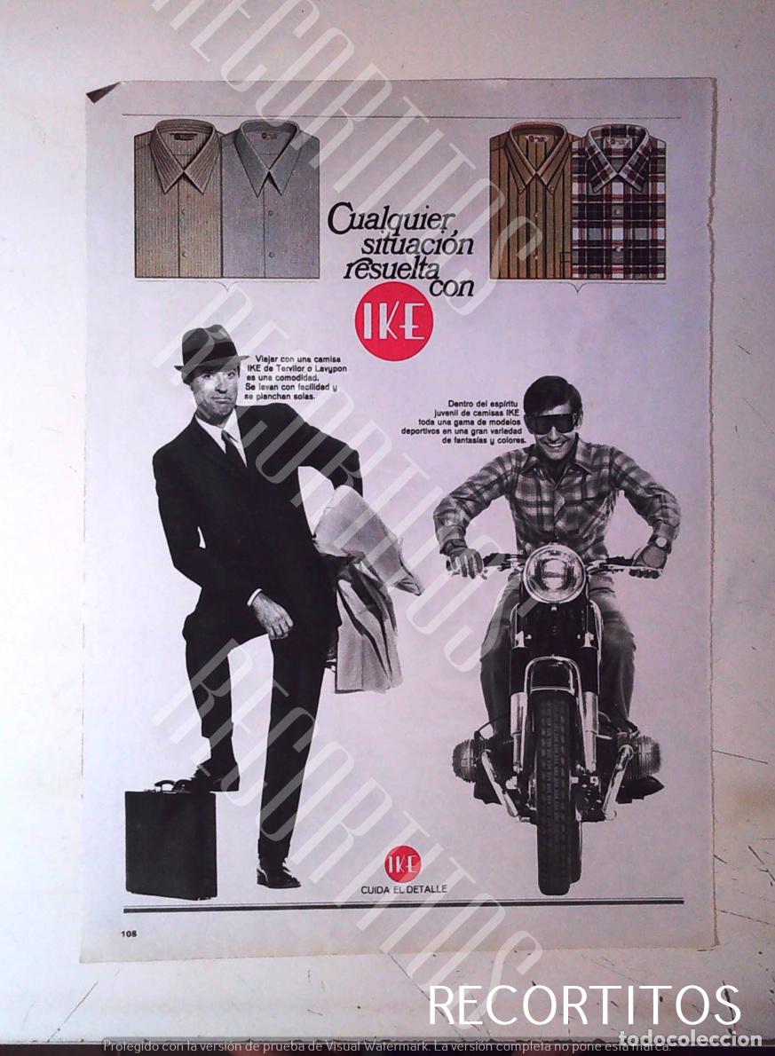 Cin&eacute;ma: ike camisas anuncio publicidad OMAR SHARIFF DR ZHIVAGO