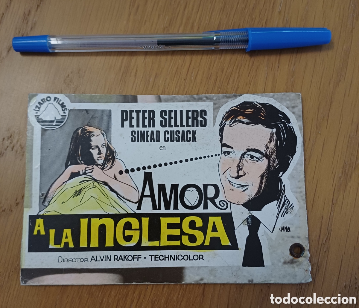 Cine: AMOR A LA INGLESA, ALVIN RANKOFF, PETER SELLERS, JANOR, IZARO FILMS