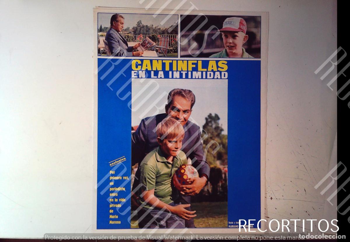 Cine: MARIO MORENO CANTINFLAS Y SUS RUBIO HIJO