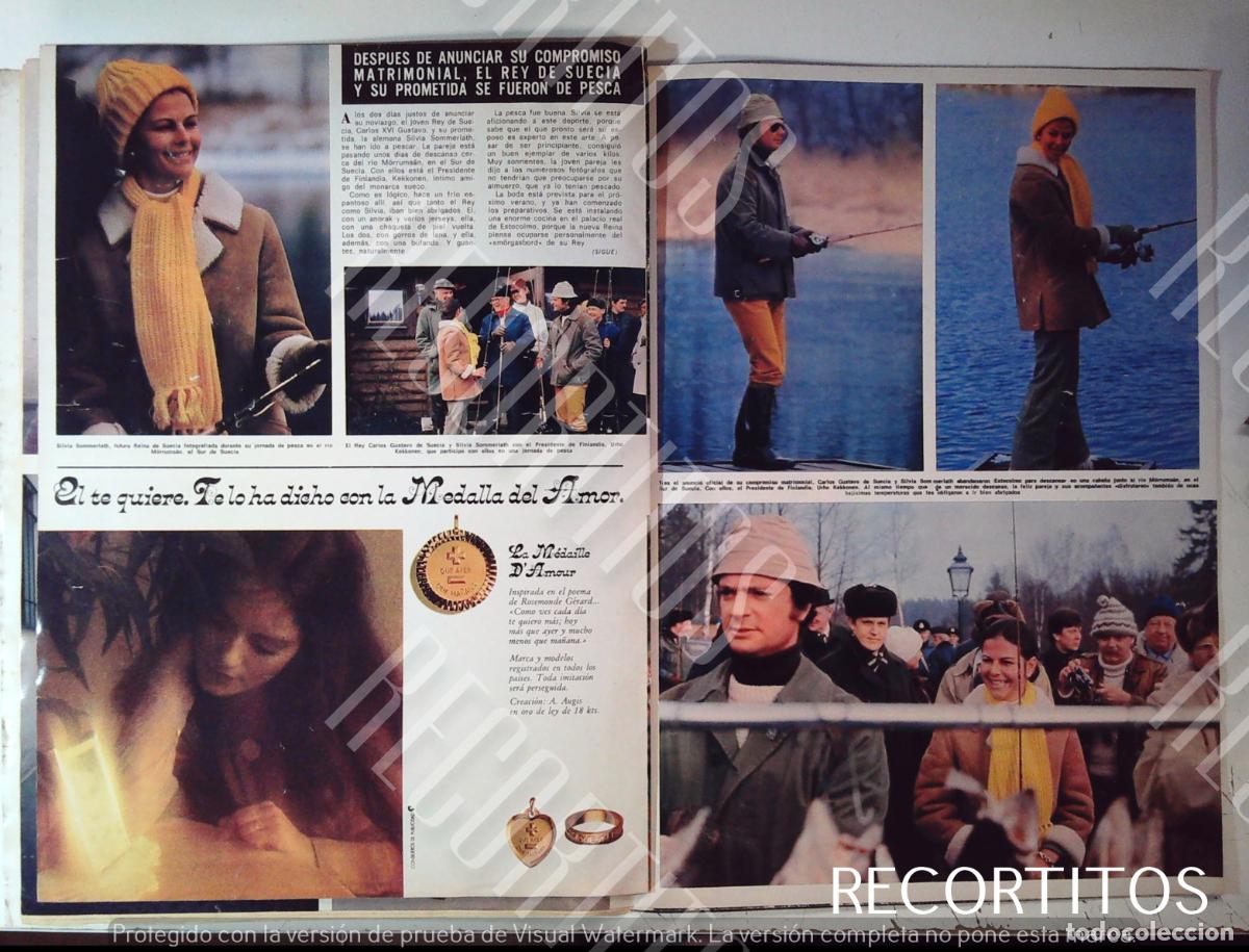 Cine: SYLVIA SILVIA SOMMERLATH DE SUECIA carlos gustavo DE PESCA