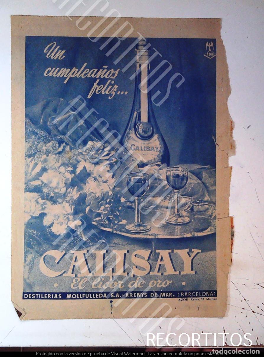 Cine: CALISAY ANUNCIO PUBLICIDAD ARENYS DE MAR