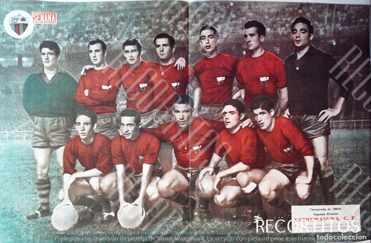 Cine: POSTER EXTREMADURA CF DAMASO ENRIQUE BLANDON VECINO CALIN BAZ PERERIRA LECHUGA RODRIGUEZ IMENEZ