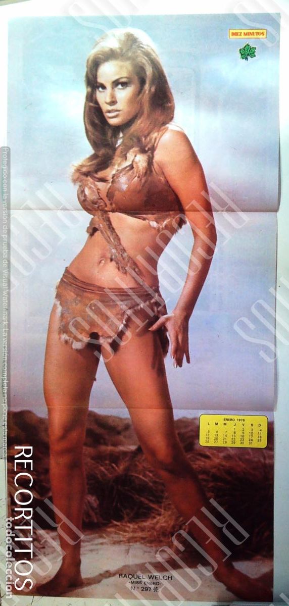 Cine: TRIPTICO POSTER FORGES RAQUEL WELCH HACE MILLONES DE A&Ntilde;OS MERCEDES VECINO YERBABUEBA MARIAN CONDE