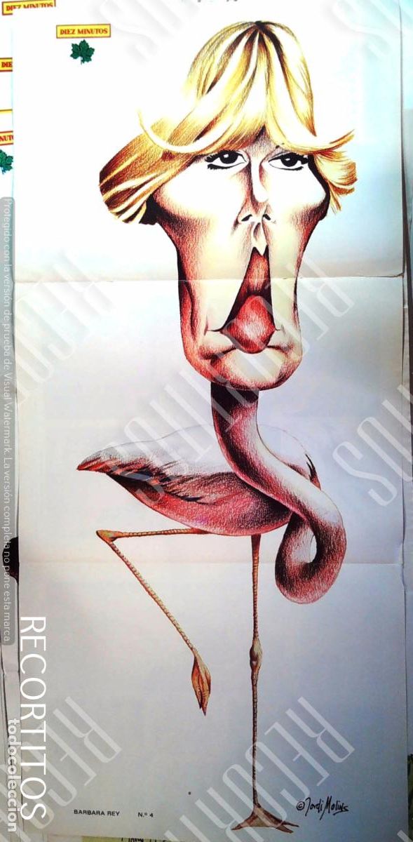 Cine: TRIPTICO POSTER DIEZ MINUTOS BARBARA REY
