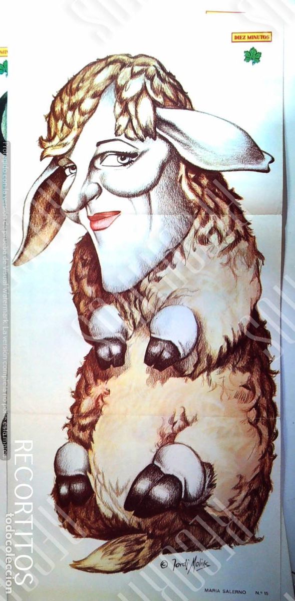 Cine: TRIPTICO POSTER DIEZ MINUTOS MARIA SALERNO