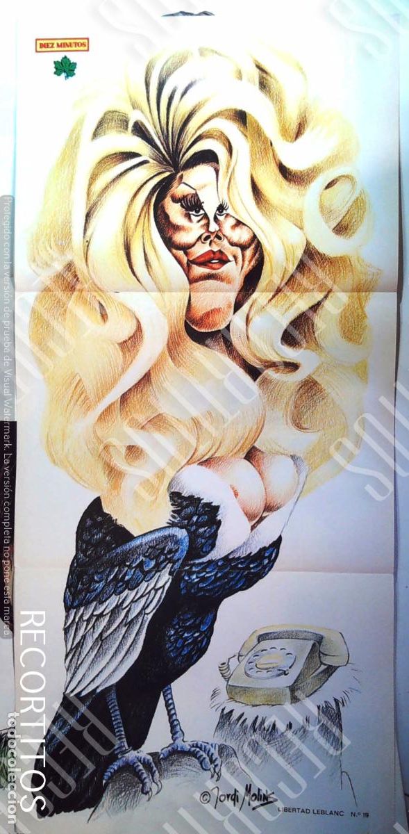 Cine: TRIPTICO POSTER DIEZ MINUTOS LIBERTAD LEBLANC