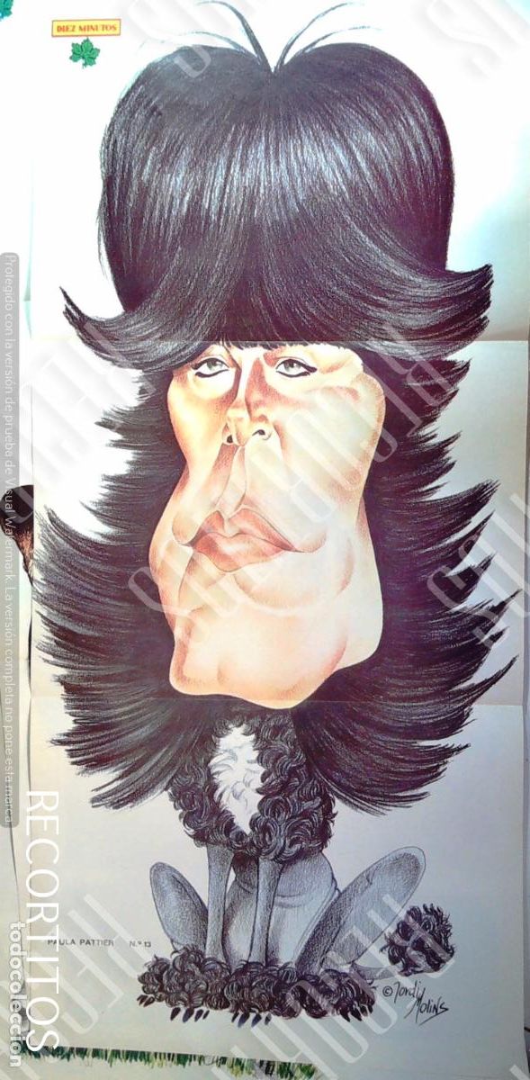 Cine: TRIPTICO POSTER DIEZ MINUTOS PAULA PATTIER