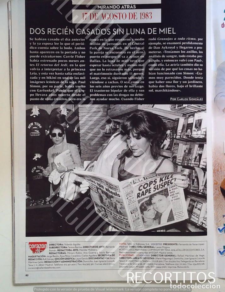 Cine: CARRIE FISHER STAR WARS LA GUERRA DE LAS GALAXIAS SIMON GARFUNKEL