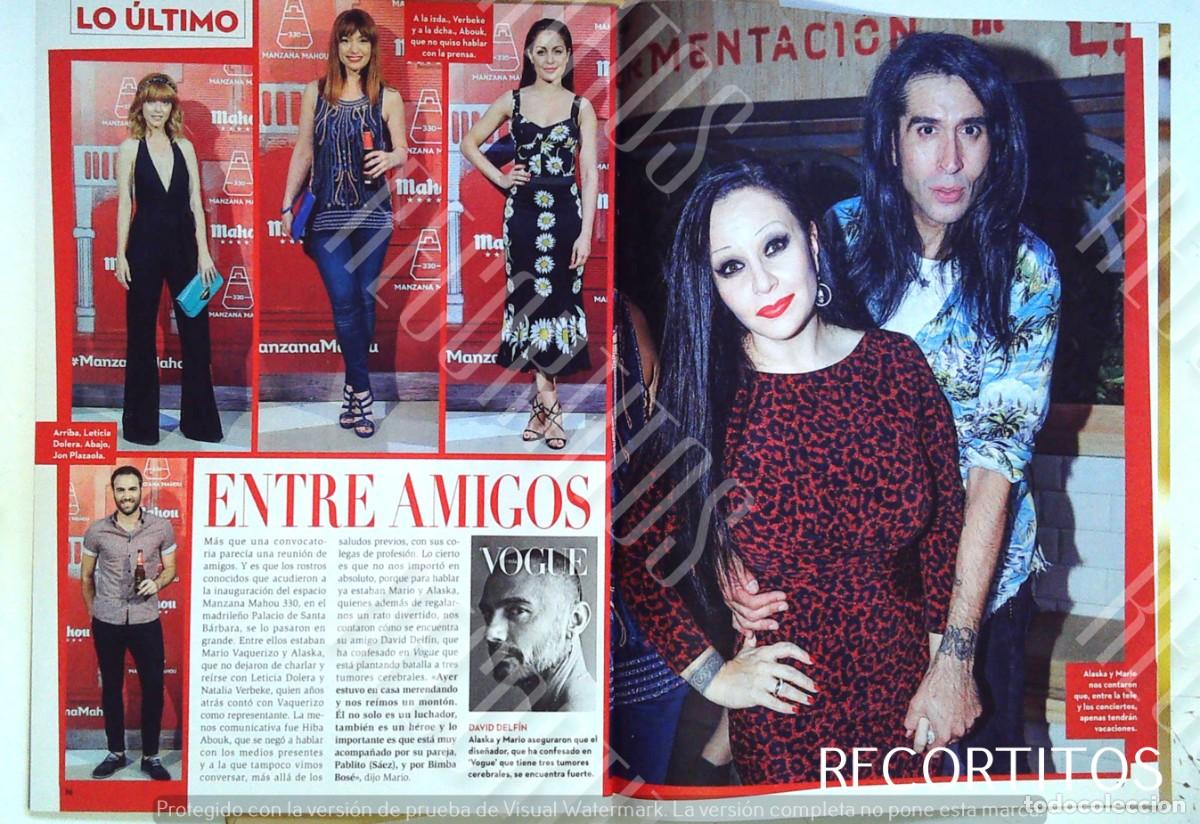 Cine: ALASKA FANGORIA DINARAMA MARIO VAQUERIZO DAVID DELFIN