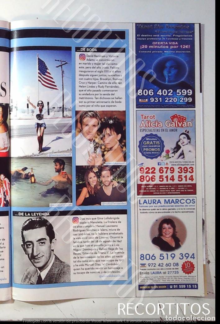 Cine: MANOLETE DAVID BECKHAM VICTORIA ADAMS SPICE GIRLS LAURA SANCHEZ ENRIQUE IGLESIAS RUDY FERNANDEZ