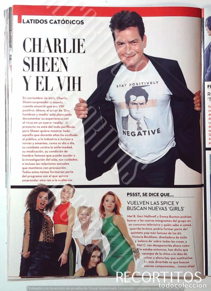 Cine: SPICE GIRLS CHARLIE SHEEN