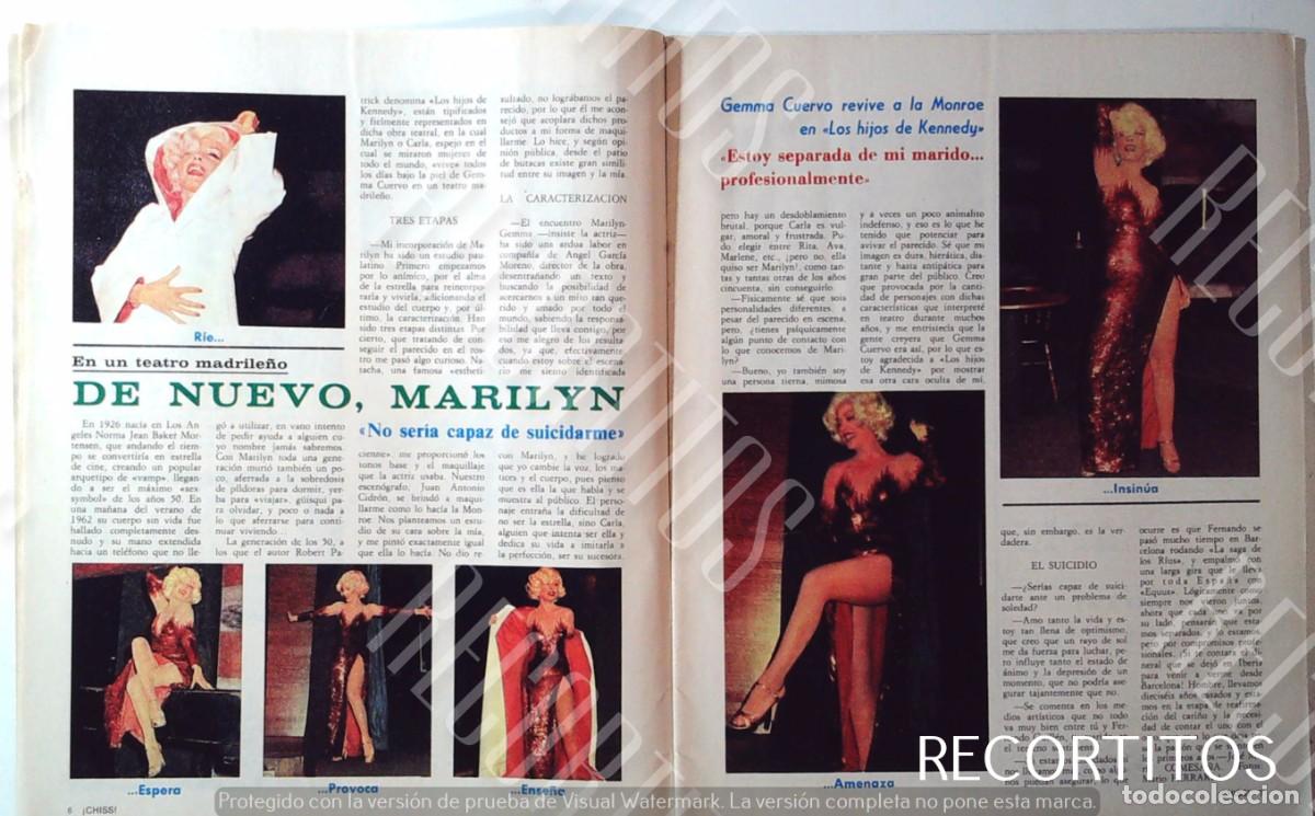 Cine: GEMMA CUERVO LA NUEVA MARILYN MONROE