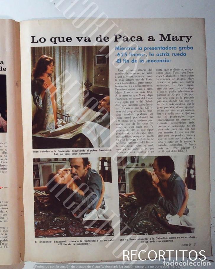 Cine: MARY FRANCIS PACA GABALDON SAZA