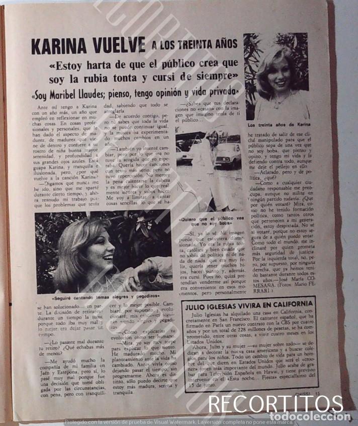 Cine: karina vuelve maribel llaudes alos 30