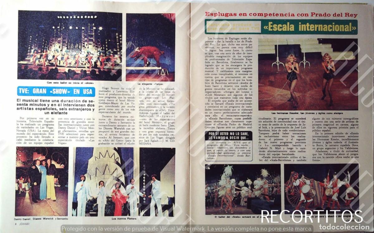 Cine: LAS HERMANAS KESLLER EL BALLET DEL ESCALA SCALA PLATTERS TANYA LA ELEFANTA DANNY DANIEL DIANNE WARWI