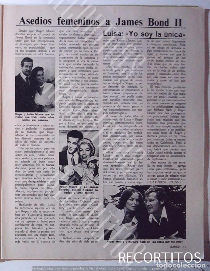 Cine: roger moore james bond 007 el santo BARBARA BACH